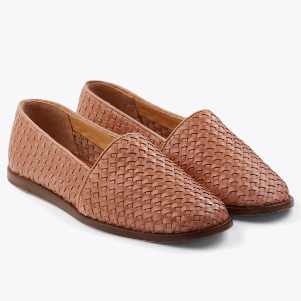 Nisolo Mara woven slip on in brown